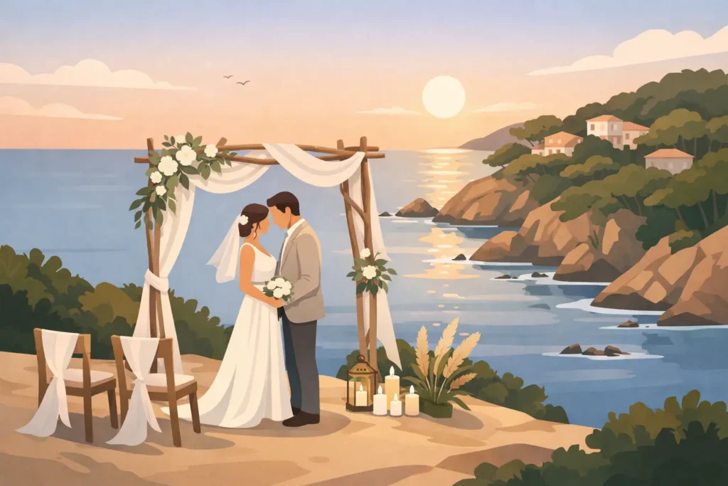 Boda íntima en Costa Brava con alma y verdad