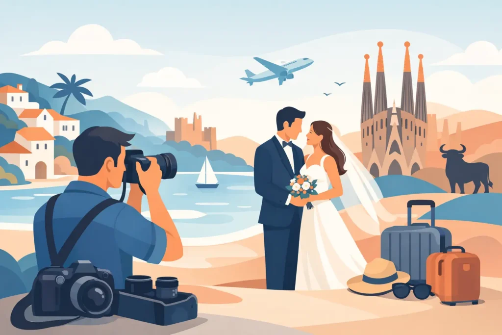 Cómo elegir fotógrafo para boda destino España