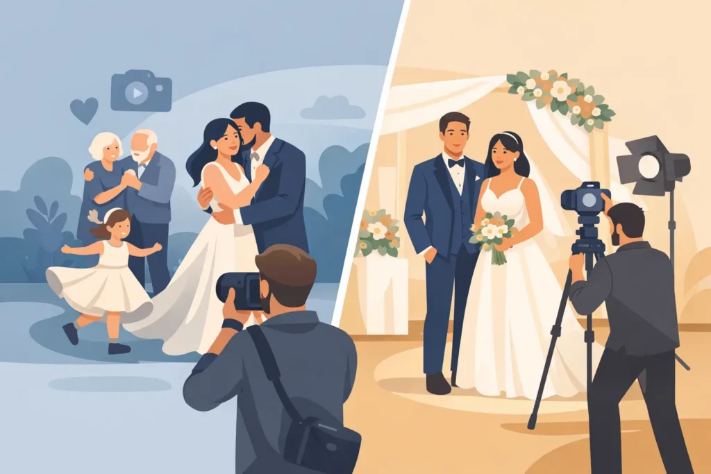 Boda documental versus tradicional, ¿cuál elegir?