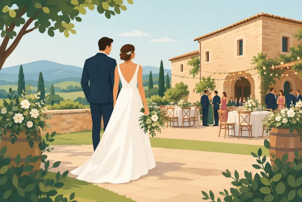 Boda real en masía que se recuerda siempre