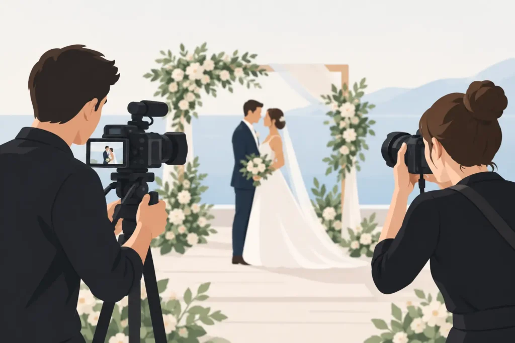 Cómo coordinar vídeo y fotografía en tu boda