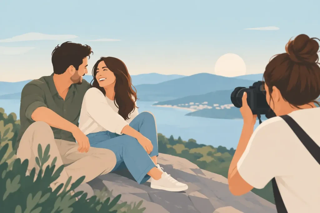 Cómo preparar fotos preboda sin poses forzadas